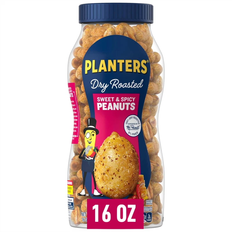 Dry Roasted Sweet & Spicy Peanuts - Planters