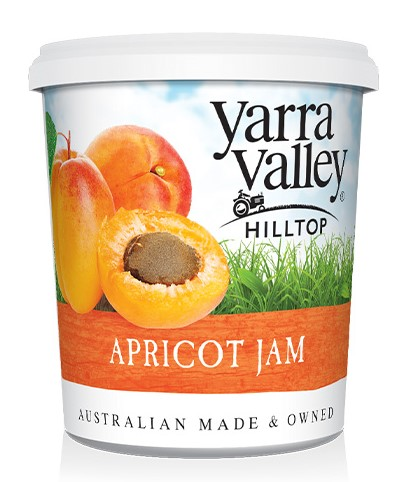 Hilltop Jam Apricot Yarra Valley