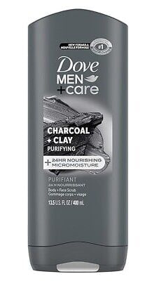 Charcoal Clay Purifying Face Body Wash Dove